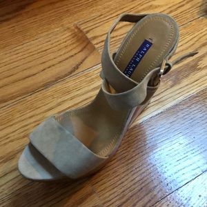 Ralph Lauren suede strap sandals